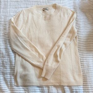 J. Crew Cream Crewneck Sweater
